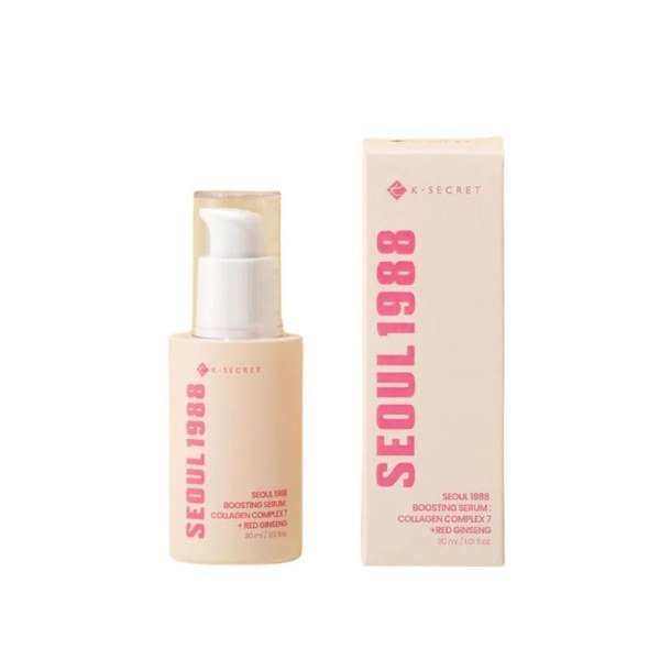 SEOUL 1988 BOOSTING SERUM: COLLAGEN COMPLEX 7 + RED GINSENG 30ml - Emart Skincare Bangladesh