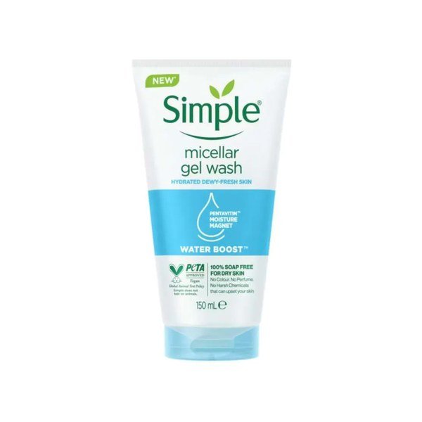 Simple Water Boost Micellar Facial Gel Wash 150ml - Emart Skincare Bangladesh