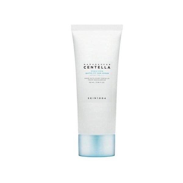 Skin1004 Madagascar Centella Hyalu Cica Water Fit Sun Serum SPF50+ PA++++ 100ml - Emart Skincare Bangladesh