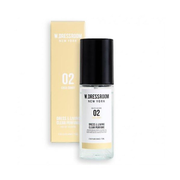 W.DRESSROOM Dress & Living Clear Perfume No.02 CoCo Conut 70ml - Emart Skincare Bangladesh