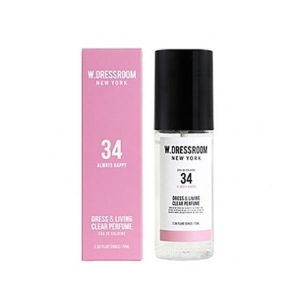 W.DRESSROOM Dress & Living Clear Perfume No.34 Always Happy 70ml - Emart Skincare Bangladesh