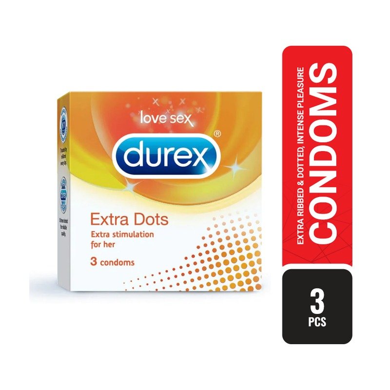 Durex Extra Thin Strawberry Flavoured - 3 Condoms - Emart Skincare Bangladesh