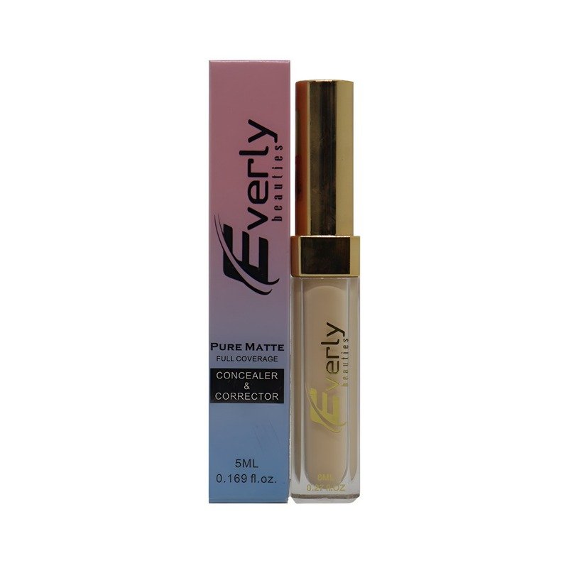Everly Beauties Pure Matte Full Coverage Concealer & Corrector (Ivory) - Emart Skincare Bangladesh