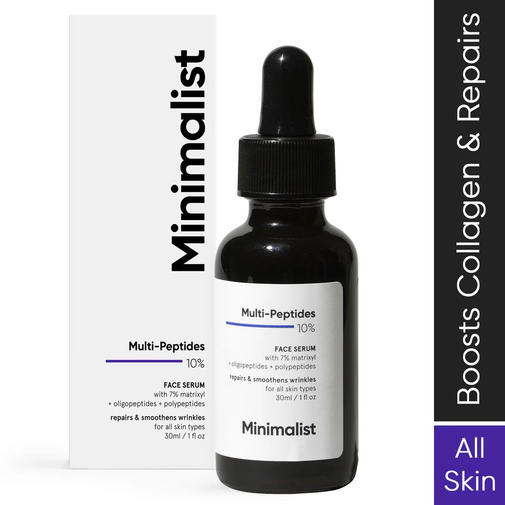 Minimalist Multi Peptides 10% Face Serum 30ml - Emart Skincare Bangladesh