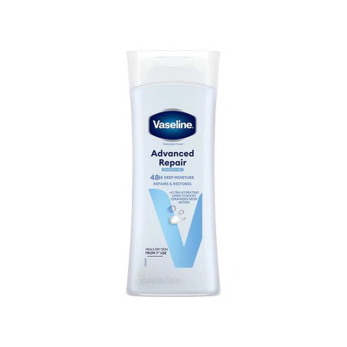 Vaseline Intensive Care Advanced Repair Fragrance Free Lotion 400ml - Emart Skincare Bangladesh