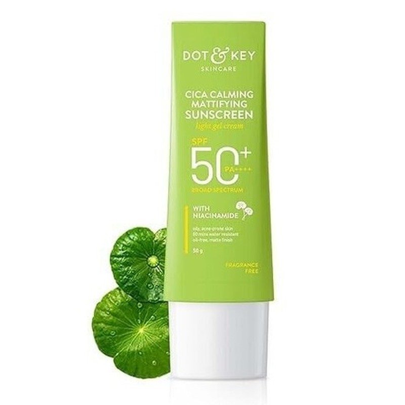 Dot and Key Cica Calming Mattifying Sunscreen SPF 50+ PA++++ with Niacinamide 50g - Emart Skincare Bangladesh