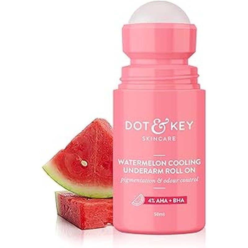 Dot and Key Watermelon Cooling Underarm Roll On- 50ml - Emart Skincare Bangladesh