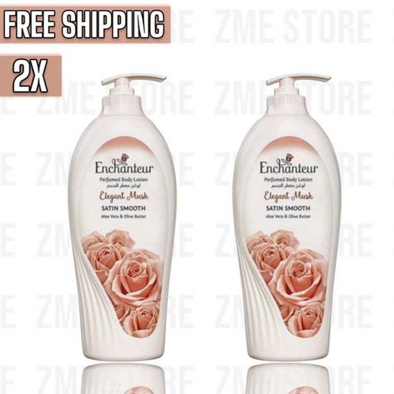 Enchanteur Elegant Musk Perfumed Body Lotion 500ml - Emart Skincare Bangladesh