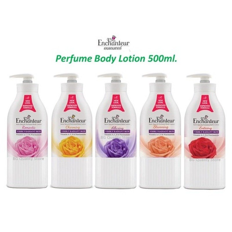 Enchanteur Alluring Perfumed Body Lotion 500ml - Emart Skincare Bangladesh