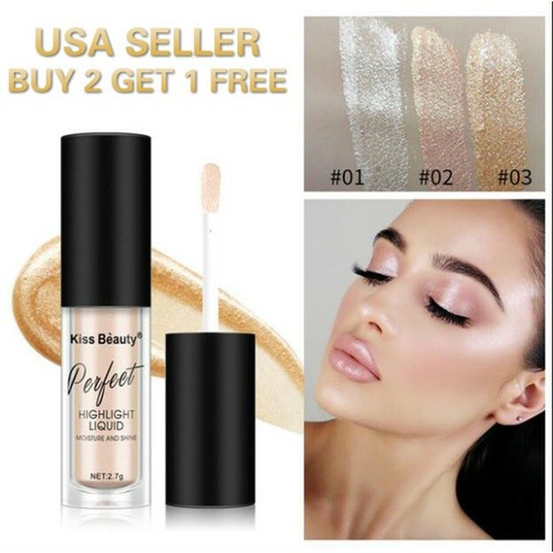 Kiss Beauty Bling Bling Liquid Highlighter #03 - Emart Skincare Bangladesh