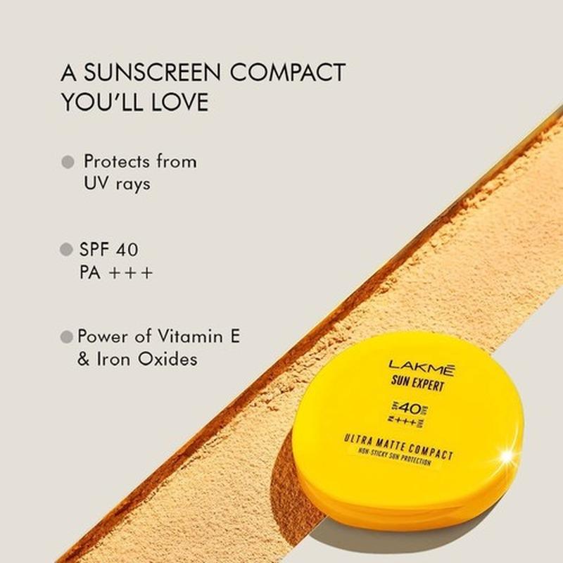 Lakme Sun Expert Ultra Matte SPF 40 PA+++ Compact - Emart Skincare Bangladesh