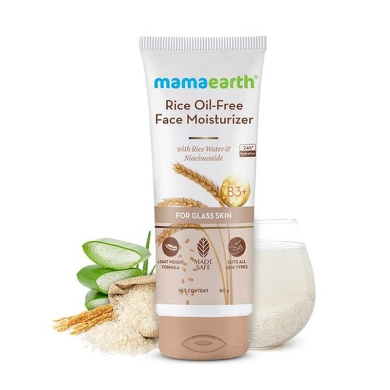 Mamaearth Rice Oil-Free Face Moisturizer 80g - Emart Skincare Bangladesh