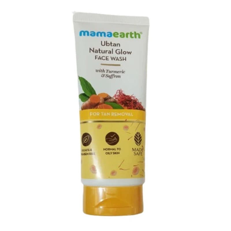 Mamaearth Ubtan Natural Glow Face Wash 100ml - Emart Skincare Bangladesh