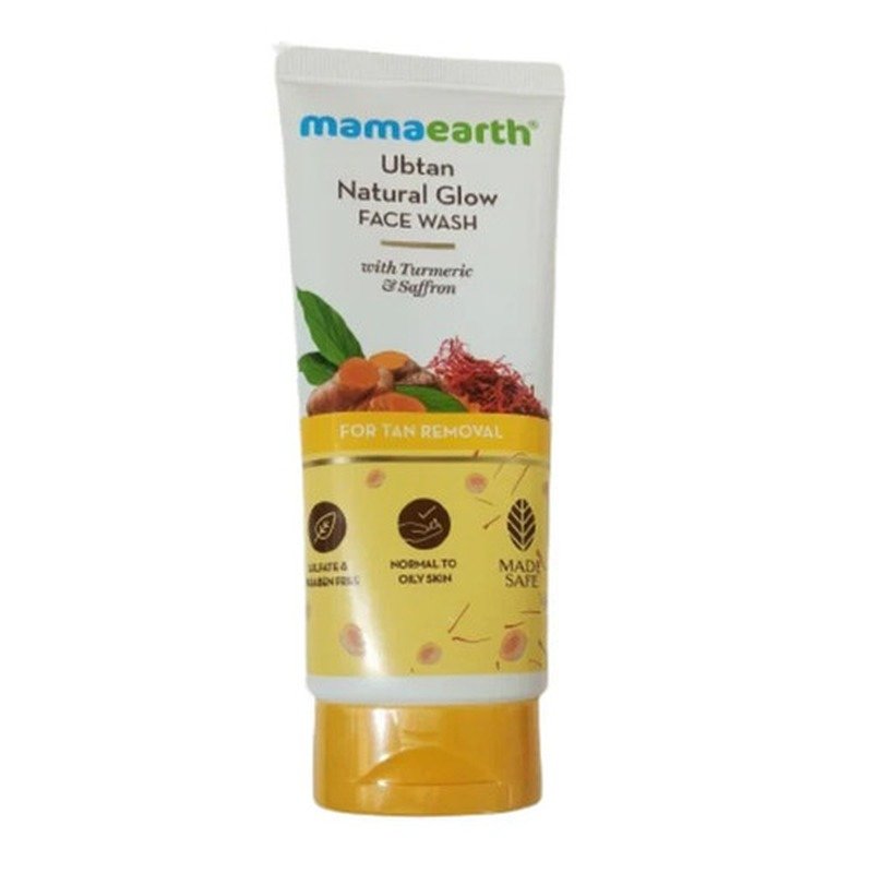 Mamaearth Ubtan Natural Glow Face Wash 100ml face cleanser or face wash price in Bangladesh at Emart