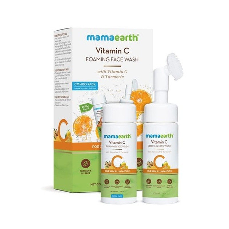 Mamaearth Vitamin C Foaming Facewash 150ml face cleanser or face wash price in Bangladesh at Emart
