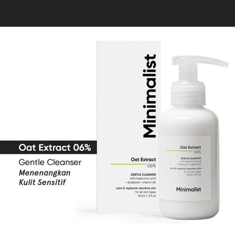 Minimalist Oat Extract 06% Gentle Cleanser 120ml - Emart Skincare Bangladesh