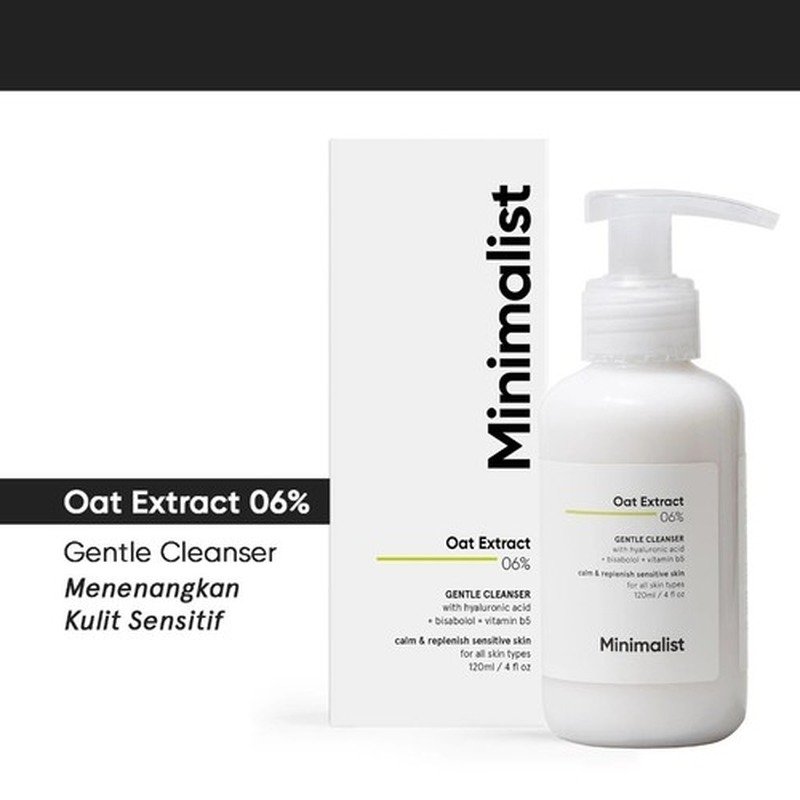 Minimalist Oat Extract 06% Gentle Cleanser 120ml - Emart Skincare Bangladesh