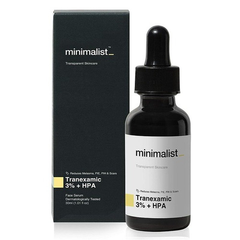 Minimalist Tranexamic 3% Face Serum 30ml - Emart Skincare Bangladesh
