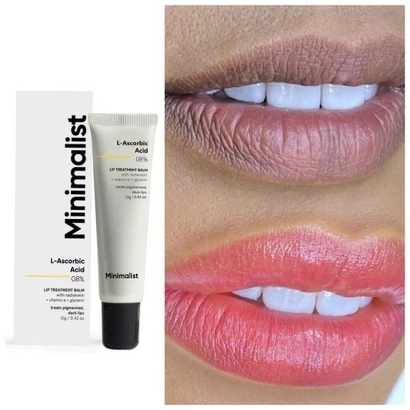 Minimalist L-Ascorbic Acid 8% Lip Treatment Balm 12g - Emart Skincare Bangladesh