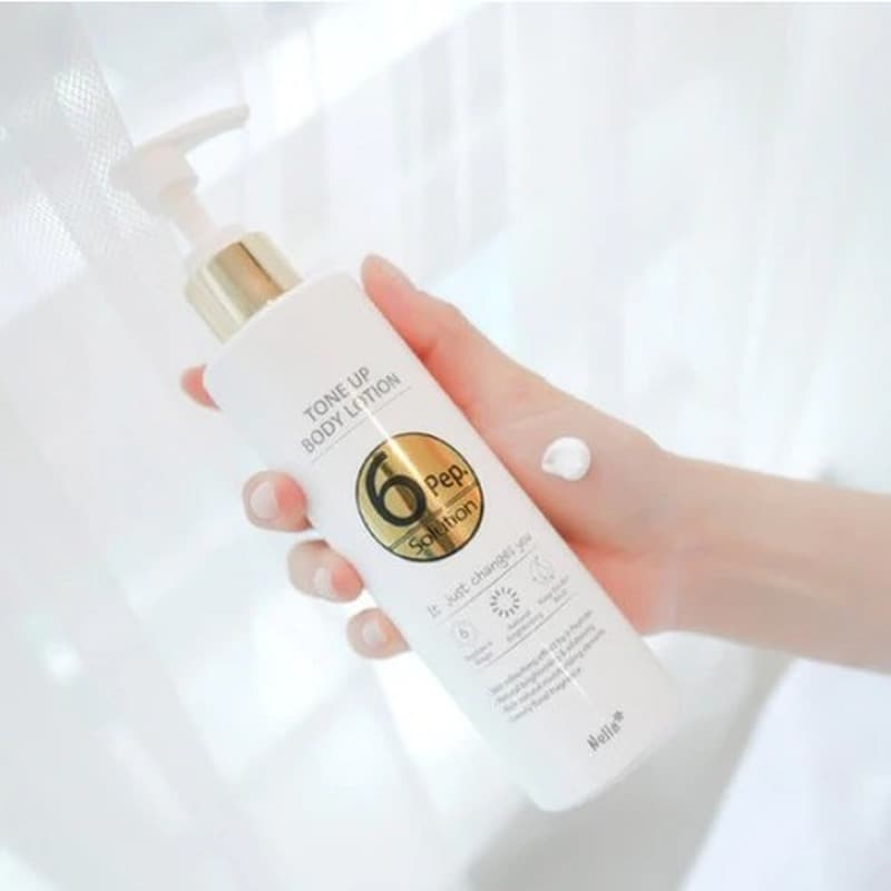 Nella - 6 Pep. Solution Tone Up Body Lotion 240ml - Emart Skincare Bangladesh