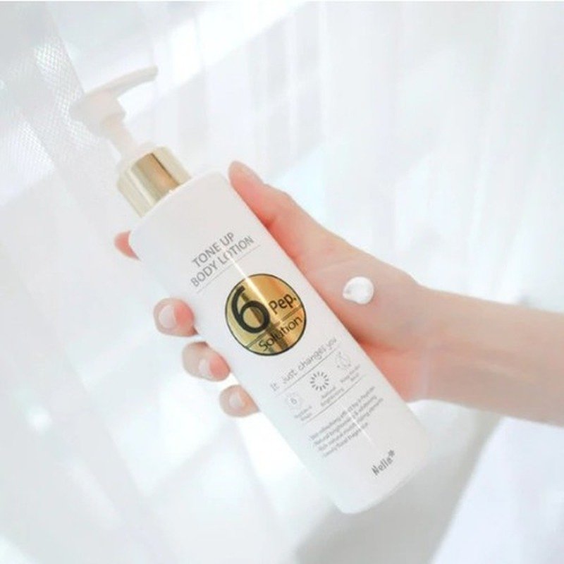 Nella - 6 Pep. Solution Tone Up Body Lotion 240ml - Emart Skincare Bangladesh