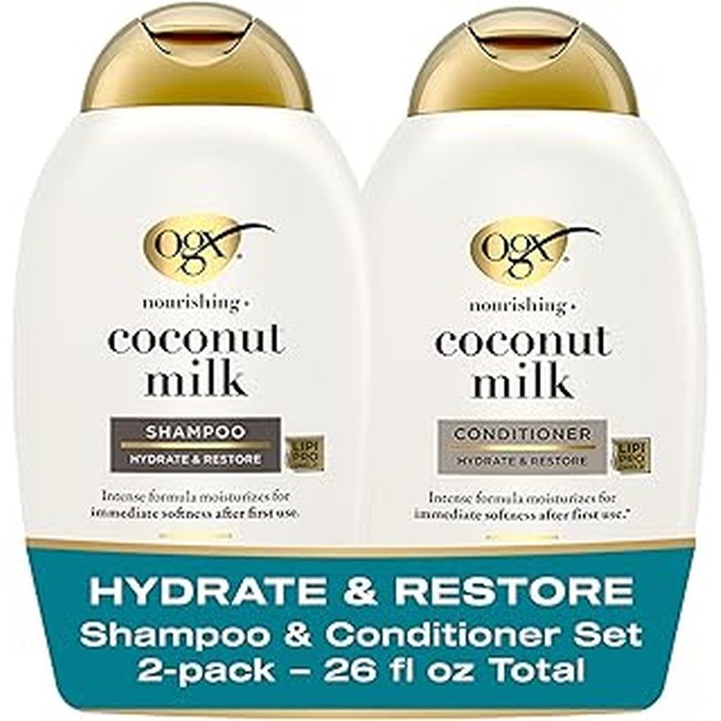 OGX Nourishing Plus Coconut Milk Shampoo 385ml - Emart Skincare Bangladesh