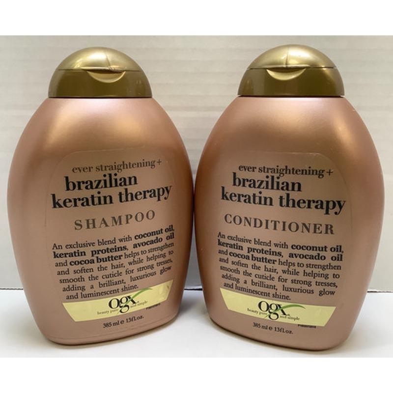 OGX Brazilian Keratin Smooth Shampoo 385ml - Emart Skincare Bangladesh