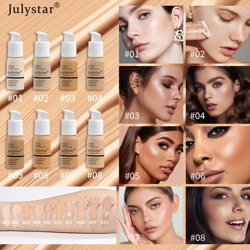 PiNKFLASH Lasting Matte Foundation PF-F03 (Vanilla-#01) 25g - Emart Skincare Bangladesh