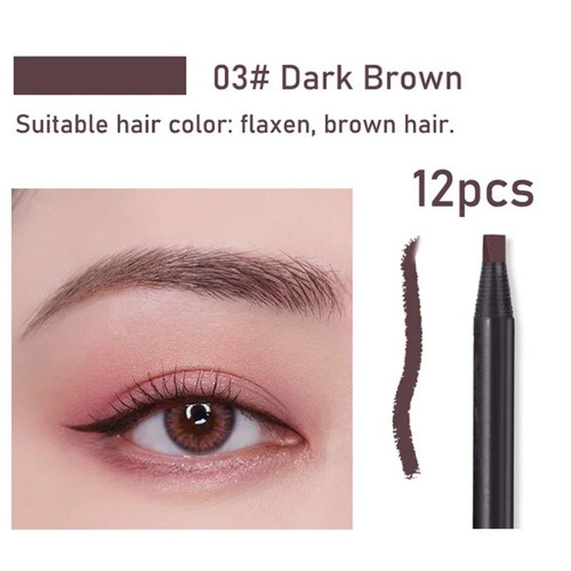 PINKFLASH Waterproof Auto Eyebrow Pencil - 03 Gray Brown (PF-E09) - Emart Skincare Bangladesh
