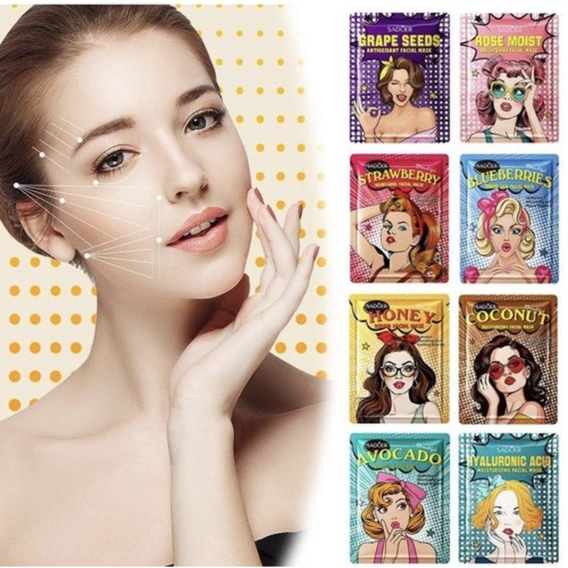 SADOER Honey Moistening Beauty Mask 25g - Emart Skincare Bangladesh