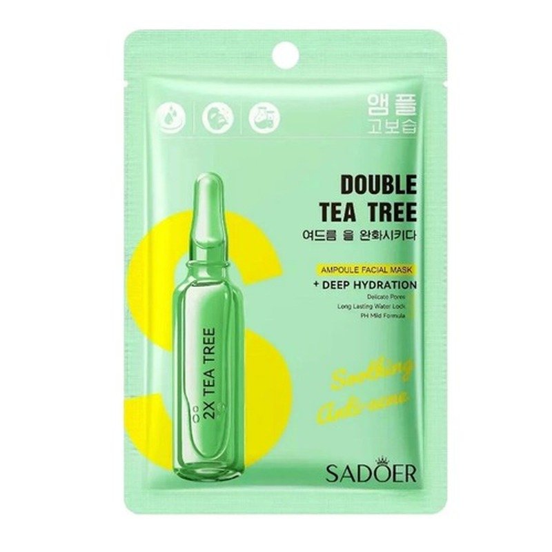 SADOER Green Tea Hydrating Beauty Mask - Emart Skincare Bangladesh