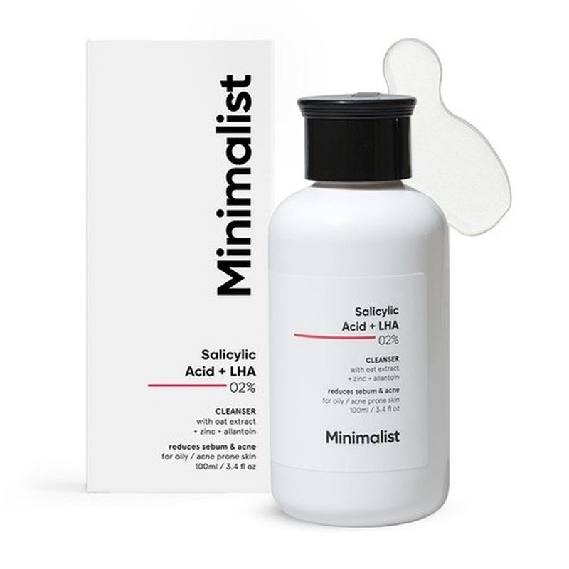 Minimalist Salicylic Acid + LHA 02% Face Cleanser- 100ml - Emart Skincare Bangladesh