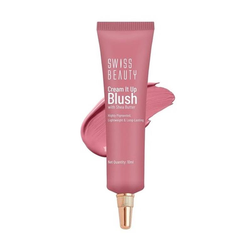 Swiss Beauty Cream It Up Blush with Shea Butter (02- Natural Flush) 10g - Emart Skincare Bangladesh