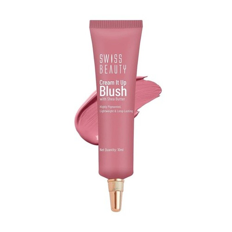Swiss Beauty Cream It Up Blush with Shea Butter (02- Natural Flush) 10g - Emart Skincare Bangladesh