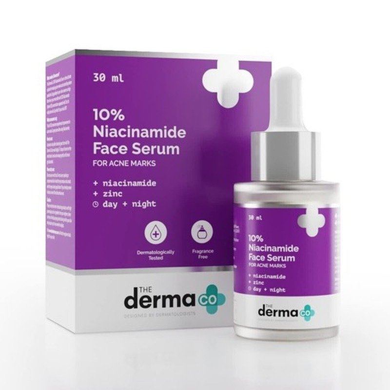 The Derma CO 10% Niacinamide Face Serum for Acne Marks 30ml - Emart Skincare Bangladesh