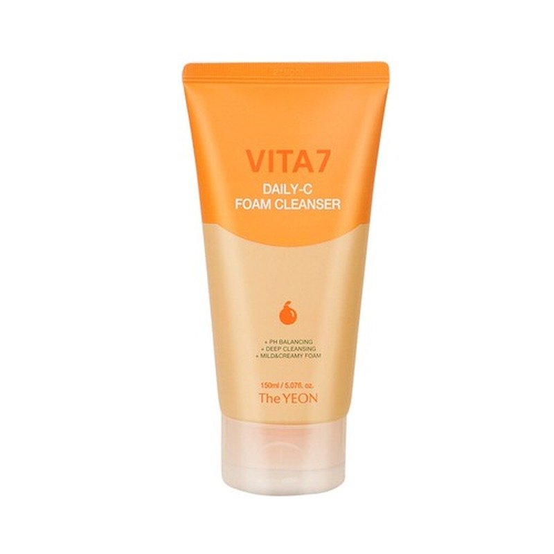 The Yeon Vita 7 Daily C Foam Cleanser 150ml - Emart Skincare Bangladesh