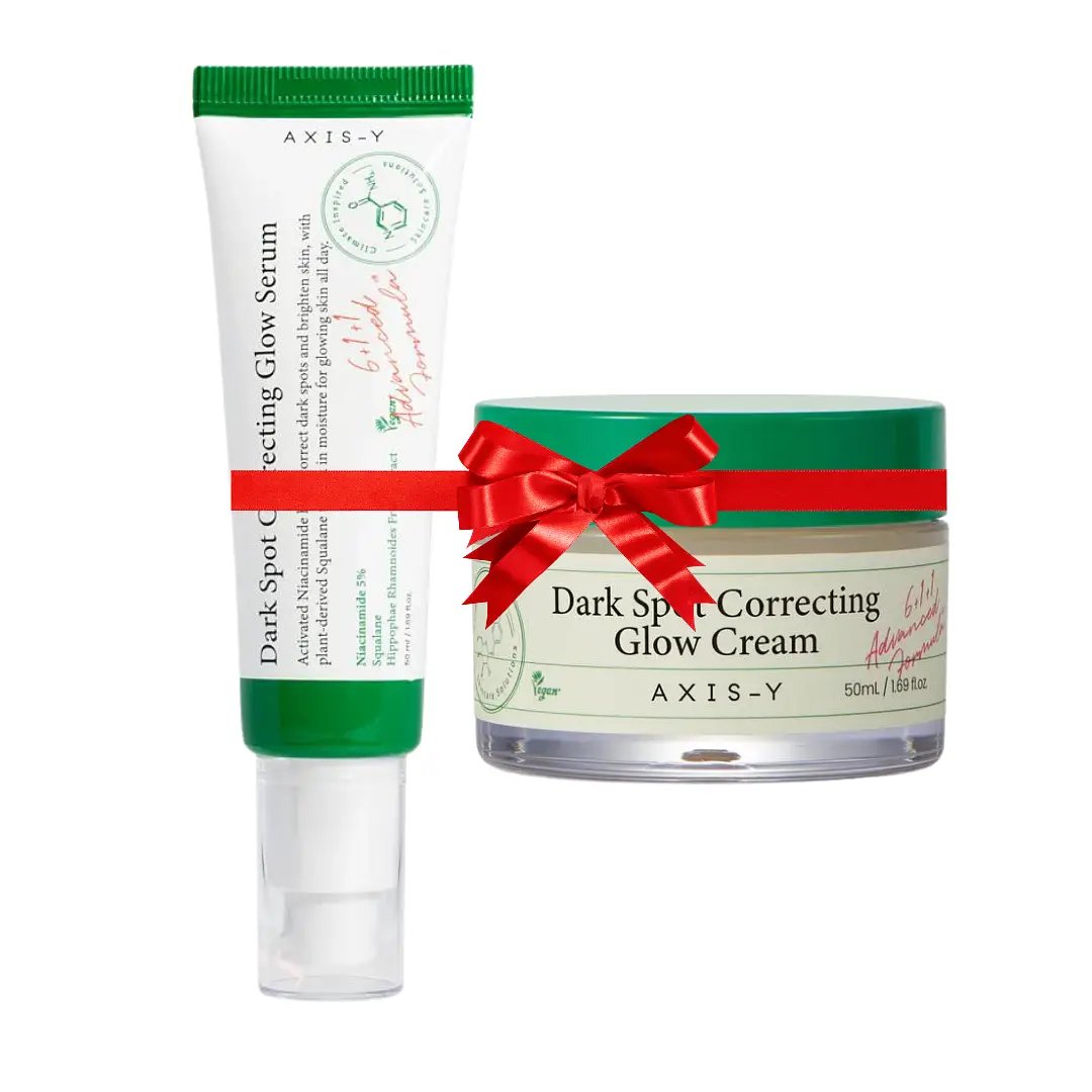 Axis-Y Dark Spot Correcting Glow Cream 50ml + AXIS-Y Dark Spot Correcting Glow Serum 50ml Combo - Emart Skincare Bangladesh