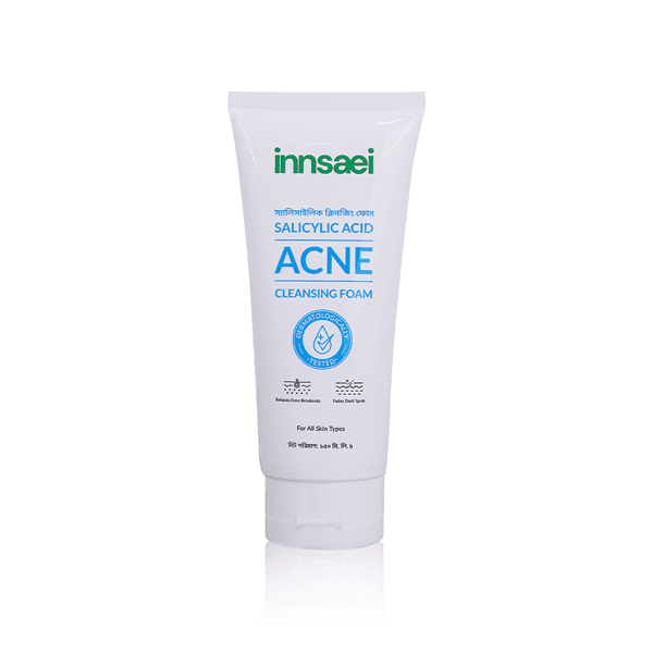 Innsaei Salicylic Acid Acne Solution Cleansing Foam 150ml - Emart Skincare Bangladesh