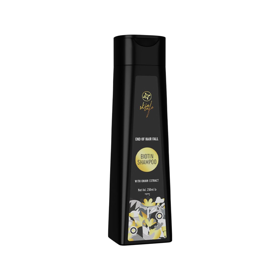 Skin Cafe End Off Hair Fall Biotin Shampoo with Onion Extract 250ml - Emart Skincare Bangladesh