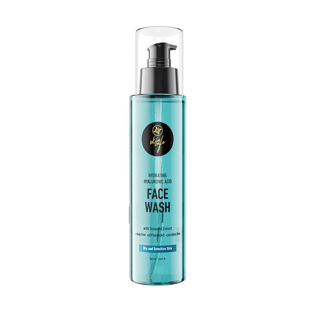 Skin Cafe Hydrating Hyaluronic Acid Face Wash with Seaweed Extract (Dry & Sensitive Skin) 140ml - Emart Skincare Bangladesh
