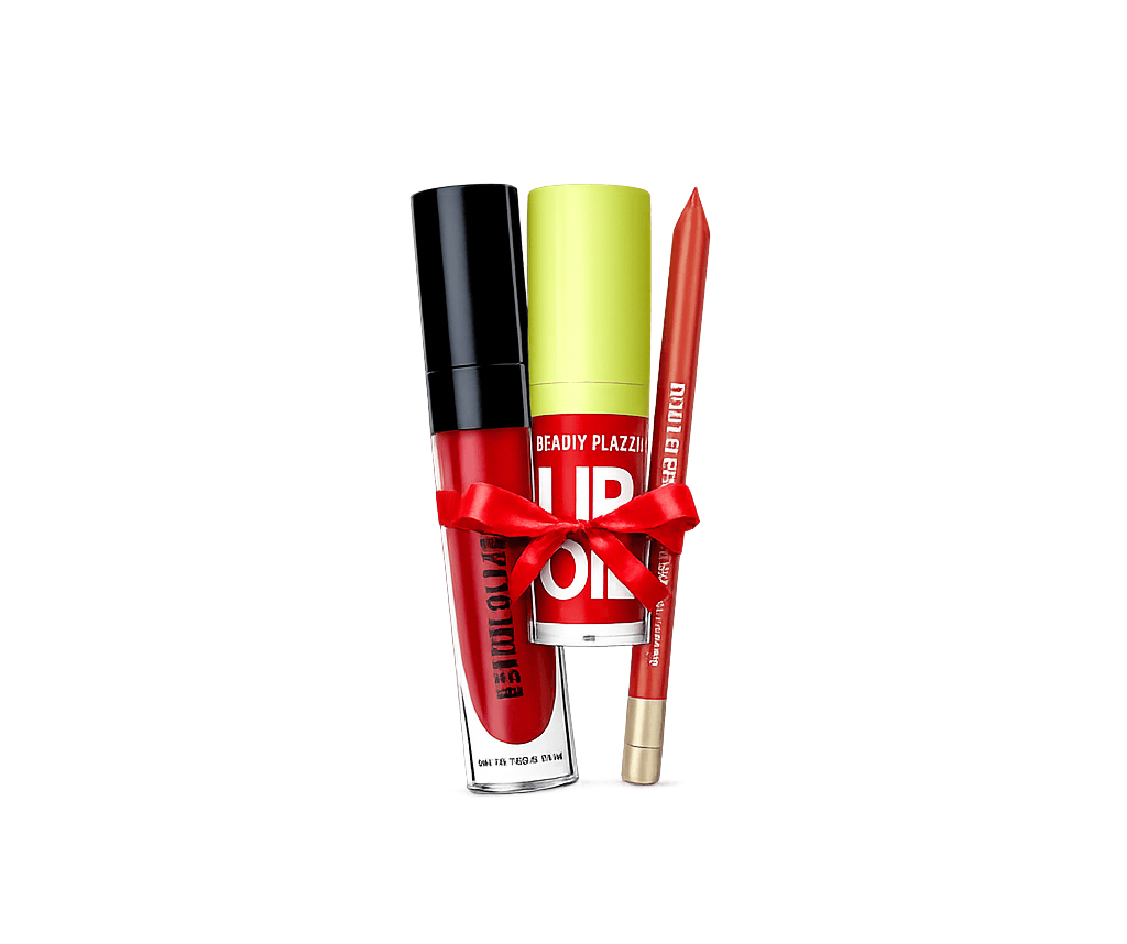 Beauty Glazed Pookie Lip Combo Set – Lip Liner, Lip Glow Oil & Matte Lipstick - Emart Skincare Bangladesh