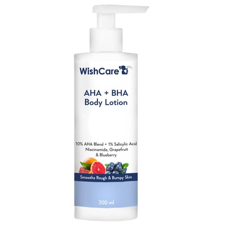 WishCare AHA + BHA Body Lotion 200ml - Emart Skincare Bangladesh