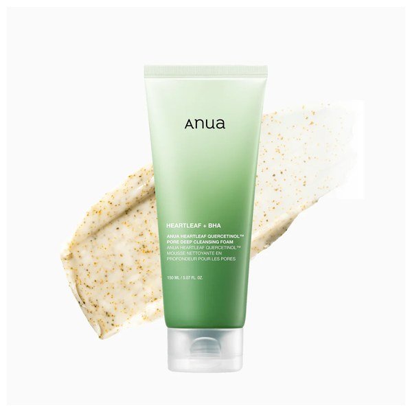 Anua Heartleaf Quercetinol Pore Deep Cleansing Foam 150ml - Emart Skincare Bangladesh
