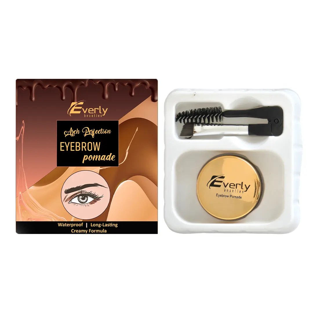 Everly Beauties Arch Perfection Eyebrow Pomade -Dark Brown 7g - Emart Skincare Bangladesh