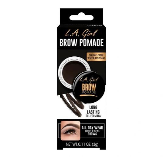 LA Girl Brow Pomade Long-lasting Gel Formula Soft Black GPB 366 - Emart Skincare Bangladesh