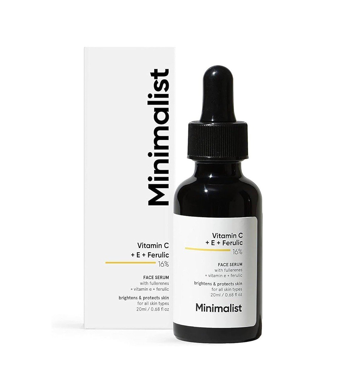 Minimalist Vitamin C + E + Ferulic 16% Face Serum 20ml - Emart Skincare Bangladesh