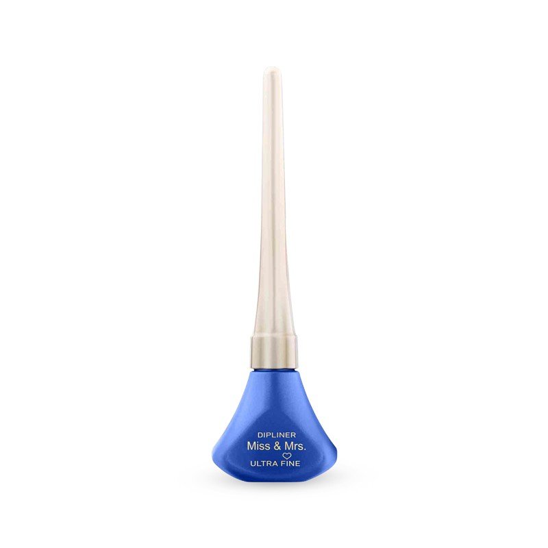 Miss & Mrs Ultra Fine Waterproof Blue Dipliner Eye Liner 4.5ml - Emart Skincare Bangladesh