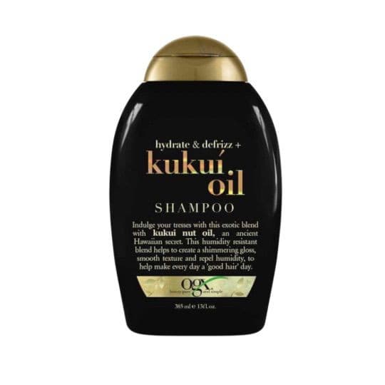 OGX Hydrate+Defrizz Kukui Oil Shampoo 385ml - Emart Skincare Bangladesh