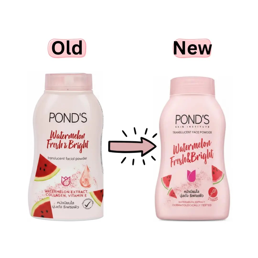 Ponds Watermelon Fresh & Bright Translucent Facial Powder 50g - Emart Skincare Bangladesh