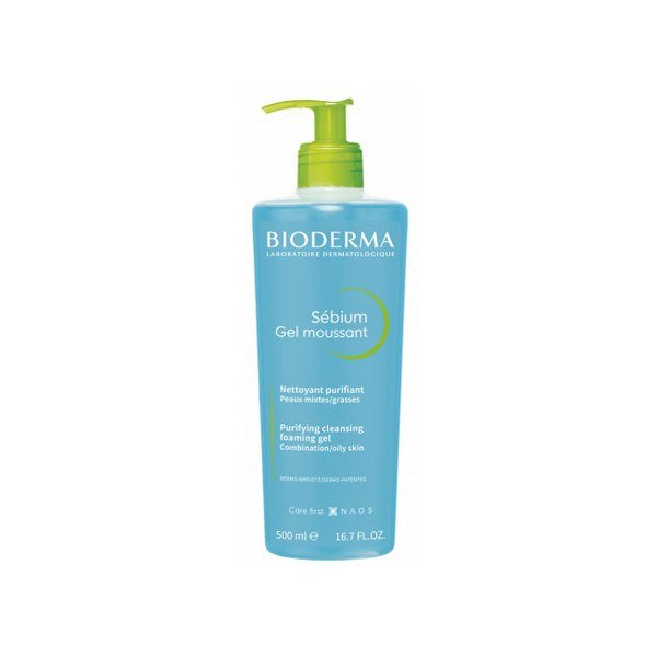 Bioderma Sebium Gel Moussant Purifying Cleansing Foaming Gel 500ml face cleanser or face wash price in Bangladesh at Emart